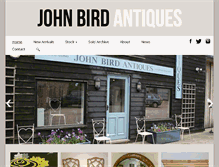 Tablet Screenshot of johnbirdantiques.com